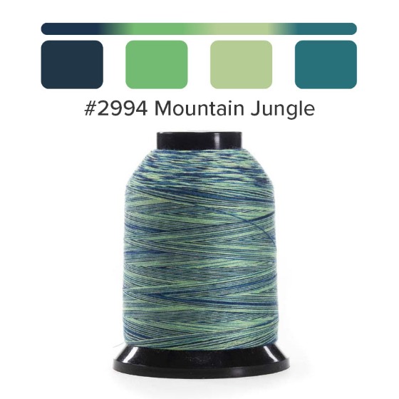재봉실 퀼팅실 2994- Mountain Jungle (혼합 색)