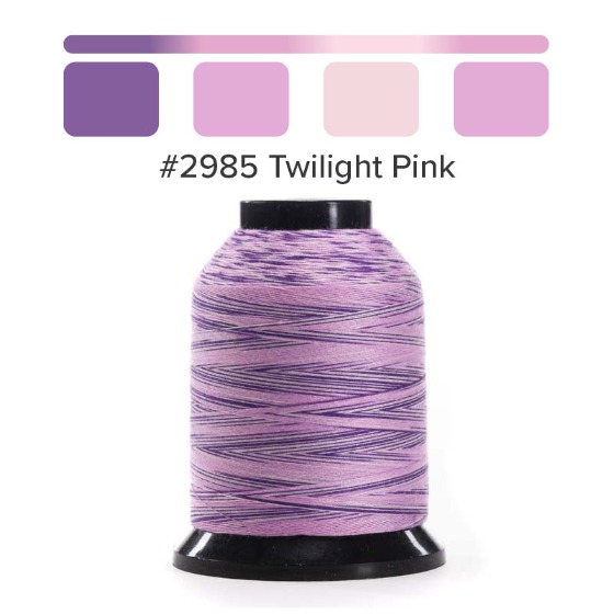재봉실 퀼팅실 2985- Twilight Pink (혼합 색)